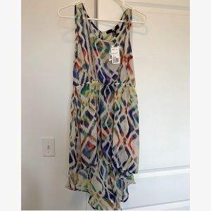 NWT Sheer High Low Dress